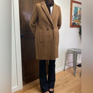J. Crew Women's Classic Camel Color Coat